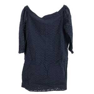 Halogen Blue Pullover Off-Shoulder Dress | Size S